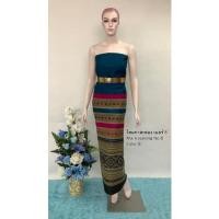 ราคา ฝ้ายกาสะลองเบอร์ 8 ซิ่นทอลาย ผ้าถุง สำหรับตัดกระโปรง ขนาด 1 x 2 เมตร (5291041053)