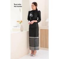 ราคา ผ้าถุงสีดำ ซิ่นสีดำ ทอลายสีดำดิ้นเงิน (10714172223)