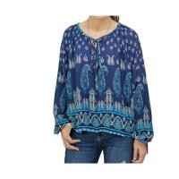 ราคา เสื้อผู้หญิงสไตล์โบฮีเมียนผ้าเรยอนเสื้อสาวอวบสวมใส่สบาย (26055528253)