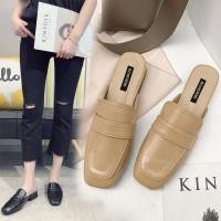 ราคา พร้อมส่ง ส้นสูง 2 นิ้ว 35 40 รองเท้าเปิดส้น หนังนิ่ม เรียบหรู 9922 (22326023391)
