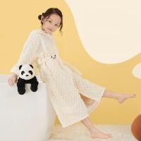 ราคา เสื้อคลุมอาบน้ําเด็กขนแกะปะการังเสื้อคลุมที่สามารถสวมใส่ผ้าขนหนูอาบน้ําสําหรับใช้ในบ้านชุดยูกาตะดูดซับชุดนอนเด็กน่ารัก (24483407327)