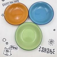 ราคา พร้อมส่ง จาน 8 เลียนแบบสังกะสี งานเซรามิก (24206479329)