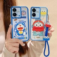 ราคา หรูหราน่ารักการ์ตูนโดราเอมอนกบ Loopy สายคล้องมือ Vivo Y22 2022 4G Y22s 2022 4Gเคสโทรศัพท์สําหรับVivo Y22 กรณีซิลิโคนอ่อนนุ่มVivo Y22sฝาครอบVivo Y22 4G Vivo Y22s 4G Vivo Y22s 4G Y 22 Y 22s (28805970667