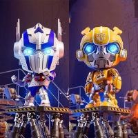 ราคา Transformers Q Edition หุ่นยนต์ของเล่นเด็ก Bumblebee Optimus Prime ของแท้รุ่นของขวัญวันเกิด (26306691489)