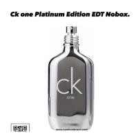ราคา น้ำหอม CK One Platinum Edition EDT Unisex 100ml Nobox (7932714633)