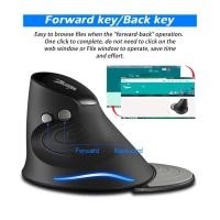ราคา ZELOTES F 17 T 30 Vertical Mouse 2 4GHz Wireless Gaming Mouse 6 Keys Ergonomic Optical Mice with 3 Adjustable DPI For PC (16428806388)