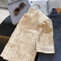 ราคา 现货直发 French Vintage Crochet Hollow Loose Slimming Outer Wear Short Sleeve Jacket Chanel Style Cardigan Womens Lace Top 6 A13 (29402785409)