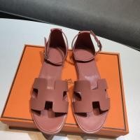 ราคา รุ่นสูงรองเท้าแตะหนังแท้ของผู้หญิงสถานียุโรปหัวเข็มขัดด้านล่างแบนเปิดนิ้วเท้าสายรัดรองเท้าแตะการค้าต่างประเทศเดิมสั่ง (28605296690)