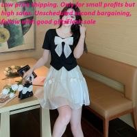 ราคา 2023ฤดูร้อนเย็บโบว์ด้านบนสไตล์ชาแนล กระโปรงชั้นใน ฝรั่งเศสสลิมฟิตหวานแฟชั่นกระโปรงสั้นชุดสองชิ้น (28252453841)