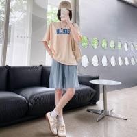 ราคา กางเกงยีนส์เทนเซ่เนื้อบางสำหรับผู้หญิงฤดูร้อน เอวยางยืดหลวม ขาสั้น 5 ส่วน สไตล์กางเกงขาเบาและสบาย (29006625849)