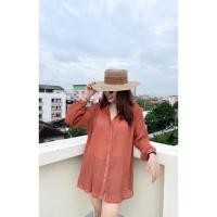 ราคา ส่งต่อ เดรสผ้าชีฟองลายดอกสีขาว งานสม็อคเอว ฟรีไซส์ ป้ายZara ทรง สี ตามภาพ (23938520332)