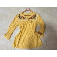 ราคา ส่งต่อ มินิเดรสสีเหลือง งานปักดอก ไซส์ s m งานป้าย ploypa (22234846440)