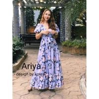 ราคา ส่งต่อ เดรสยาวคอวี ลายดอกแขนตุ๊กตา สีขาวแต่งดอกส้ม แต่งระบาย มีซับใน งานอลังผูกเอว sml ใส่ได้ งานป้าย napa (21381160084)