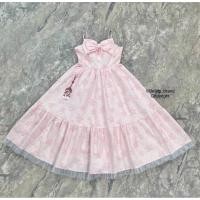 ราคา ใหม่มือ1 เดรสเจ้าหญิง งานผ้า3D ลายดอก สีชมพู กระโปรงบาน มีซับใน แต่งโบว์ ไซส์L งานป้าย Bellita งานอลัง ใส่ออกงานได้ (19491399290)