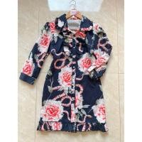 ราคา ส่งต่อ เดรสสีกรมแต่งระบายลายดอก ไซส์S s mต้นๆใส่ได้ งานป้าย Vabene (14896375964)