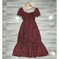 ราคา ส่งต่อ เดรสยาวแขนตุ๊กตา งานผ้าชีฟองลายหัวใจ ดำ แดง แต่งระบายชายกระโปรง มีซับใน ซิปหลัง ไซส์L งานป้าย love lady ใส่สวย (28803350337)