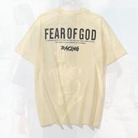 ราคา พลัสขนาด FOG ตัวอักษรใหม่พิมพ์ลำลองแขนสั้นรอบคอเสื้อยืด (24184333509)