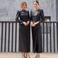 ราคา ผ้าถุงสำเร็จสีดำ ทรงจิลดา (24503765300)