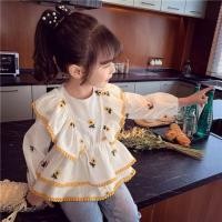 ราคา X F เสื้อเชิ้ต ปักลายดอกทานตะวัน ลูกไม้ สไตล์ตะวันตะวันตะวัน สําหรับเด็กผู้หญิง 305 2023 (23585692641)