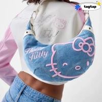 ราคา Tatagap Hello Kitty Bag Spring Large Capacity Sanrio Tote Bag Casual Fashion Retro Crossbody Shoulder Bag Woman (28906122968)