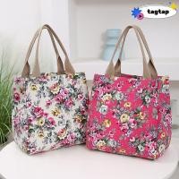 ราคา กระเป๋าใส่ข้าวกลางวัน TAGTAP ผ้าแคนวาสพิมพ์ลายการ์ตูนน่ารักกระเป๋าปิคนิคความจุขนาดใหญ่ (28656638999)