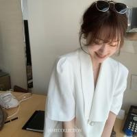 ราคา Xxyj สินค้าใหม่การออกแบบที่เรียบง่าย Commuter สีขาว Chanel แฟชั่น Urban Slimmer ดู Classy เสื้อสูทเสื้อสั้นบาง (28401289569)