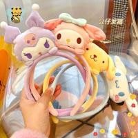 ราคา Sanrio การ์ตูนน่ารัก Headwear น่ารักการ์ตูนแถบคาดศีรษะหญิงอบเชยสุนัข Melody Kuromi ตุ๊กตาแถบคาดศีรษะ Hairpin Face Wash แถบคาดศีรษะ Outing Headwear K10 (27250870465)