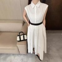 ราคา 24Early Autumn New Special Interest Design Plain Sleeveless Dress Low Key Luxury 3D Cutting Gentle Temperament Style (28057096356)