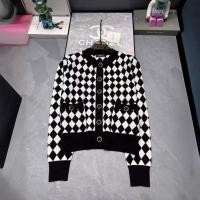 ราคา BALMAIN Early Autumn New Special Interest Design Fashion Brand Rhombus Jacquard Button Embellished Fashionable Temperament Cardigan (27457096596)