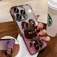 ราคา เคส Samsung S24 S23 S22 S21 S24 Plus Ultra S20FE S21FE S23FE กลิตเตอร์ ขอบตรง ชุบไฟฟ้า พร้อมขาตั้งกระจก รูปกระต่ายน่ารัก เคสโทรศัพท์ Samsung S24 S23 S22 S21 S24 Plus Ultra S20FE S21FE S23FE (246763433