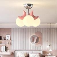 ราคา นอร์ดิกห้องเด็กโคมไฟเพดาน LED ห้องนอนโคมไฟโคมระย้าที่ทันสมัยโคมไฟเพดานโคมไฟเพดานตกแต่งห้องนอน (27357084359)