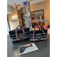 ราคา Chanel Style Tote Bag Denim Big Bag Canvas Bag Female Large Size Computer Shoulder Bag CK 07312144 (27156712792)