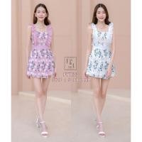 ราคา Iงานป้าย Fairyangel 1123 S XL ป้ายแท้ มี 4 ไซส์ จั๊มสูทขาสั้น สายเดี่ยว ทรงป้ายหน้า ลายดอก (19408917379)