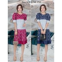 ราคา Iงานป้าย Fairyangel 1018 S 2XL ป้ายแท้ มี 5 ไซส์ ชุดเดรสสั้นลายไทย แต่งกระดุมหน้า แขนตุ๊กตา (5259919934)