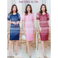 ราคา Iงานป้าย Fairyangel 1039 S 2XL ป้ายแท้ มี 5 ไซส์ ชุดเดรสสั้น คอวีเหลี่ยม กระดุมหน้า ลายไทย (4170146245)