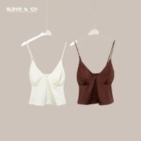 ราคา Elegance Top เสื้อสายเดี่ยว ผ้าซาติน (16296621517)