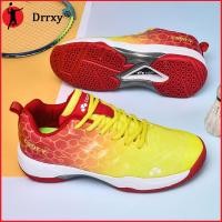 ราคา ผู้ชายผู้หญิงรองเท้าแบดมินตันสไตล์ใหม่ระบายอากาศกันลื่นยืดหยุ่นปุ่มหมุนสูงน้ําหนักเบามากรองเท้ากีฬามืออาชีพขนาดใหญ่ (29751762638)