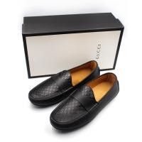 ราคา รองเท้า Gucci Calfskin Miro Soft Microguccissima Mens Driver Loafers (10667103791)
