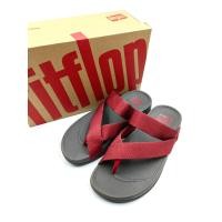 ราคา รองเท้าแตะผู้ชาย fitflop รุ่น Sling Weave สีแดง (18674486245)