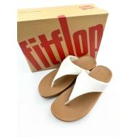 ราคา รองเท้า fitflop รุ่น Lulu leather toepost White 38 (25762183489)