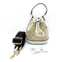 ราคา กระเป๋า Coach Dempsey Drawstring Bucket In Signature Canvas (20883739812)