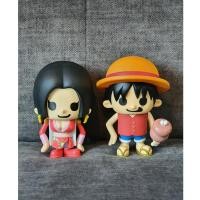 ราคา Banpresto panson work figure one piece งานแท้มือ 2 ลูฟี่กับโบอา (24065052034)