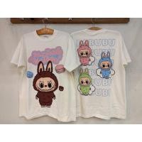 ราคา เสื้อลายลาบูบู้สีครีม ป้ายHanes (25177908453)