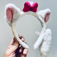 ราคา ที่คาดผม แมวมารี Marie Cat โบว์ชมพู มีหูนุ่มๆ มีหาง ลิขสิทธิ์แท้ ป้าย Tokyo Disney Resort สวยแปลกไม่ซ้ำใคร (22572595506)