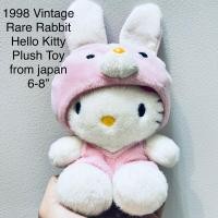 ราคา ตุ๊กตา คิตตี้ วินเทจ หายากที่สุด ใส่ชุดกระต่าย ถอดชุดได้ 8 Sanrio Partner 1998 Vintage Rare Rabbit Hello Kitty japan (18684215968)