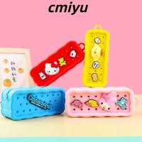 ราคา Cmiyu Sanrio Hole Pencil ซิลิโคนการ์ตูน Melody Pochacco กระเป๋าดินสอ ปากกา DIY รู (27557124149)
