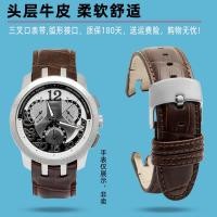 ราคา สไตล์ใหม่ใหม่เหมาะสําหรับ Swatch Swatch YRS403 412 402 สายนาฬิกาหนังแท้ผู้ชายสร้อยข้อมือ Notch โค้ง 21 มม (29407172732)