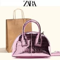 ราคา Zara กระเป๋าสะพายไหล่ สะพายข้าง หนังเทียม ขนาดเล็ก แต่งสายโซ่คล้อง สีแดงกุหลาบ แฟชั่นฤดูใบไม้ร่วง (23020696044)