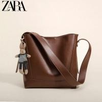 ราคา Zara One Shoulder Retro Crossbody Womens Bag with Rabbit Commuter Large Capacity Bucket Tote Bag New Adjustable Wide Shoulder Strap Bag (24078465821)