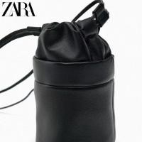 ราคา Zara Womens Bucket Bag New High Texture Mini Bag Shoulder Bag Crossbody Bag Casual Soft Leather Phone Bag (28306246128)